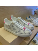 Louis Vuitton Frontrow Monogram Fabric Sneakers 1A8NX5 Pink 2020