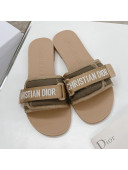 Dior Dio(r)evolution Flat Slide Sandals Beige 2021 03