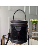Louis Vuitton Cannes Bucket Case Top Handle Bag in Patent Leather M53997 Black 2019