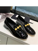 Chanel Patent Calfskin Loafers with Coin G37044 Black 2020