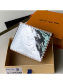 Louis Vuitton Slender Wallet in Monogram Mirror Canvas M80806 Silver 2021