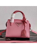 Prada Saffiano Leather Top Handle Bag 1BA269 Pink 2020
