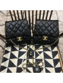 Chanel Side-packs Flap Bag AS0614 Black 2019