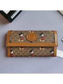 Gucci Disney x Gucci Mickey Mouse Long Wallet 602530 2020