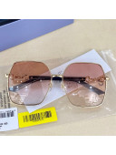 Gucci Sunglasses GG1024S Peachy Pink 2022