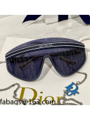 Dior Diorclub Oblique Sunglasses Blue 2022