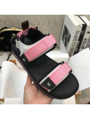 Louis Vuitton Arcade Flat Strap Sandal Pink 2021