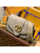 Louis Vuitton LV Pont 9 Soft PM Bag in Grained Calfskin M58728 Taupe Grey 2021