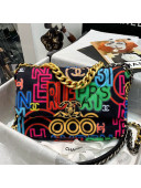 Chanel 19 Denim Small Flap Bag AS1160 Black/Multicolor 2021