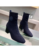 Hermes Volver 60 Ankle Boot with 6cm Heel Deep Blue 2021