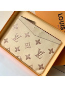 Louis Vuitton Monogram Leather Daily Pouch M80174 Cream White 2021