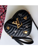 Louis Vuitton Love Lock New Wave Heart Bag M52796 Black 2019