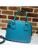 Gucci Leather Top Handle Bag 449662 Blue 01 2020