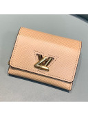Louis Vuitton Twist XS Epi Leather Flap Wallet M67671 Beige 2019