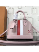Louis Vuitton Stripes Epi Leather Alma BB Bag Pink 2018