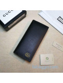 Gucci GG Marmont Leather Long Wallet 428740 Black 2020