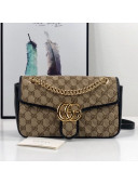 Gucci GG Marmont Small Shoulder Bag ‎443497 Beige/Black 2020