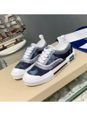 Dior B23 Low-top Sneakers in Navy Blue Fabric 2021 H06005