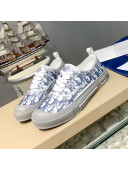 Dior B23 Low-top Sneakers in Blue Oblique Canvas 2021 H06007