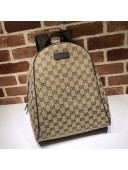 Gucci GG Canvas Backpack 449906 Coffee 2019