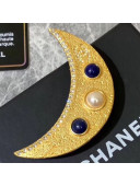 Chanel Moon Brooch AB1612 Gold 2019