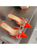 Mach & Mach TPU Heel Slide Sandals 6.5cm Red 2021 99