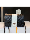 Chanel Lambskin Mini Flap Bag A69900 Black/White 2021 02
