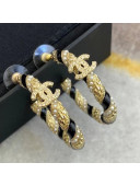 Chanel Twist Hoop Earrings AB5778 2021