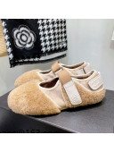 Chanel Wool Mary Jane Shoes Brown 2021 111116