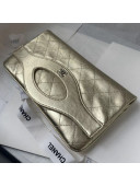 Chanel Aged Calfskin Chanel 31 Pouch Bag Gold 2019