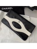 Chanel Wax Calfskin Chanel 31 Pouch Bag Black/White 2019