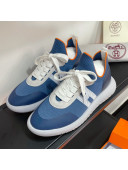 Hermes Crew Knit Sneakers Blue 03 2021