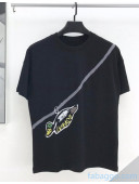 Louis Vuitton Printed Cotton T-shirt LV21030209 Black 2021