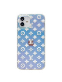 Louis Vuitton Iridescent Monogram iPhone Case Blue 2021