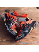 Balenciaga Track 4.0 Tess Trainer Sneakers Black/Grey/Orange 2020 (For Women and Men)