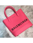 Balenciaga Ville Open Top Handle Bag Pink 2019