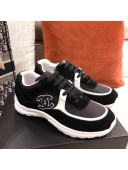 Chanel Suede Sneakers Black 2021 06