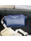 Givenchy Antigona Nano Goatskin Shoulder Bag Blue 2020