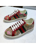 Gucci GG Flora Ace Sneakers ‎‎603172 Red 2020 (For Women and Men)