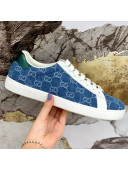 Gucci GG Canvas Ace Sneakers ‎‎Denim Blue 2020 (For Women and Men)