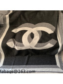 Chanel Wool CC Blanket 140x190cm Black 2021