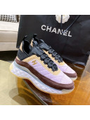 Chanel Suede Sneakers G38501 Pink 2021 111125