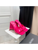 The Attico Patent High Heel Slide Sandals 10.5cm Rose Pop Pink 2022 