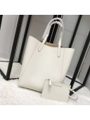 Givenchy Medium Shopper Tote in Smooth Leather White 2018