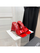 The Attico Patent High Heel Slide Sandals 10.5cm Red 2022 