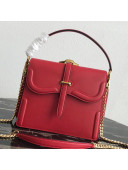 Prada Belle Leather Top Handle Bag 1BN004 Red 2019