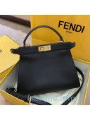 Fendi Peekaboo ISeeU Medium Bag in Black Leather 2020