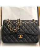 Chanel Lambskin Classic Large Flap Bag A58600 Black/Gold 2021
