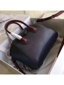 Givenchy Small Antigona Bag in Two-tone Goatskin Black/Burgundy 2018