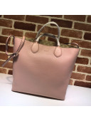 Gucci Leather Tote Bag 370823 Nude Pink 2021